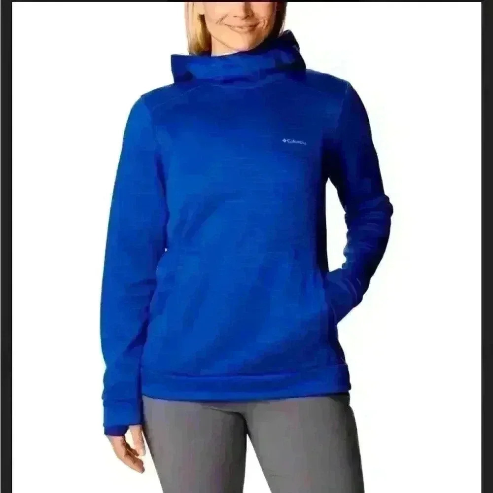 NWT COLUMBIA
Women's Claudia Ridge Fleece Pullover - Dark Sapphire Heather Sz S